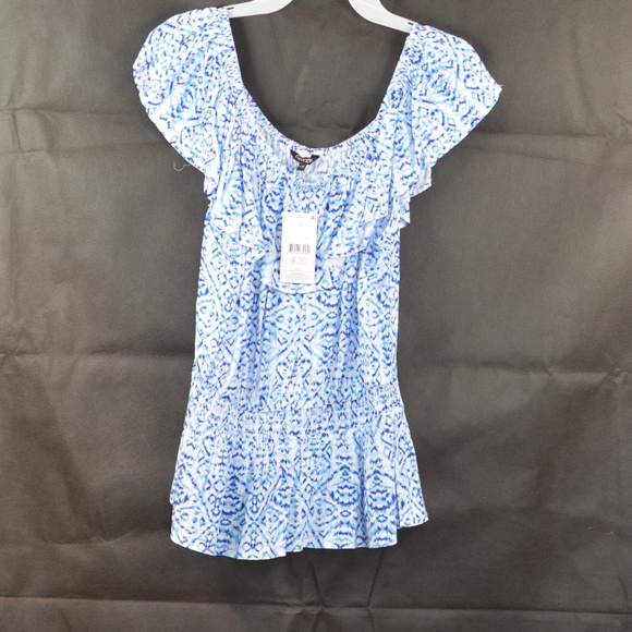 Light and Airy Blue & White Top NWT SZ L - Picture 2 of 5